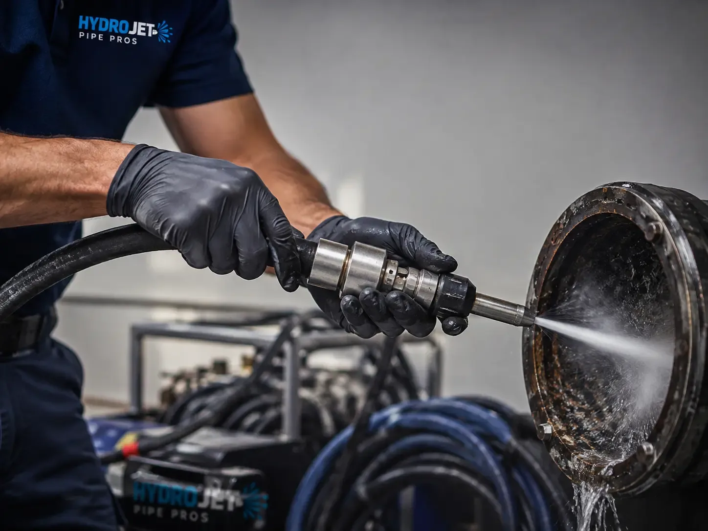 Hydro Jet Pipe Descaling in Success, AR